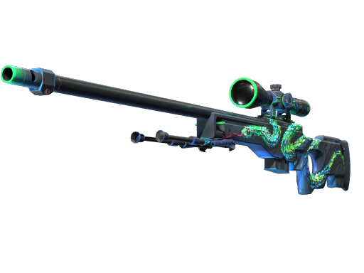 AWP Atheris mit grünem Schlangenmotiv